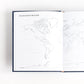 Interior page detail of The World Travel Stories, travel journal 